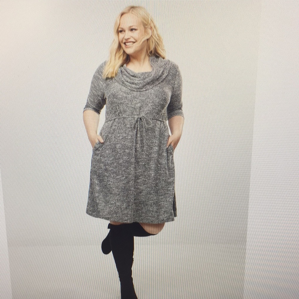 22/24 Cowl Neck Dress by Lane Bryant